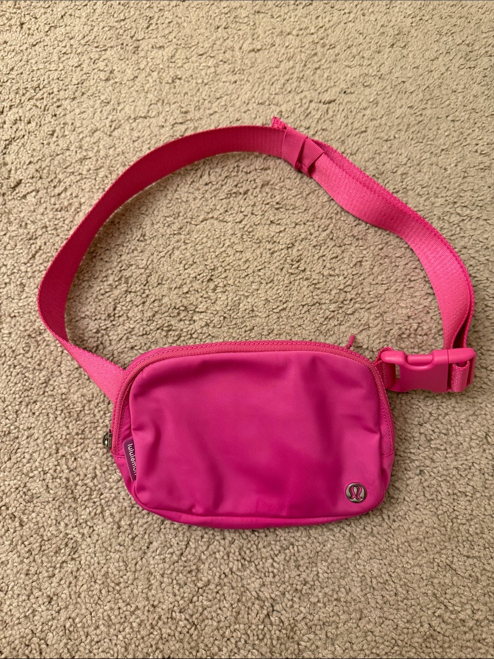 lululemon athletica hot Pink Crossbody Belt Bag